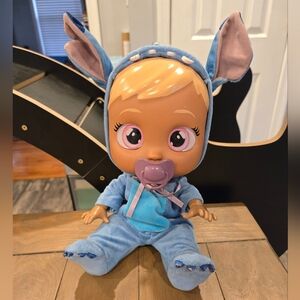 Cry Babies Disney Stitch -12" Baby Doll In Stitch Themed Pajamas
